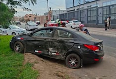 Mujer y niño heridos en choque de vehículos frente a universidad tecnológica en Tacna