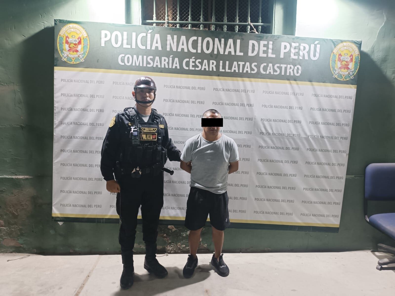 Presunto violador detenido.