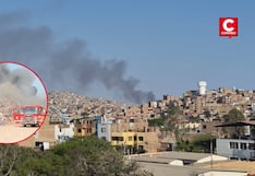 Incendio en almacén de chatarra en Villa El Salvador moviliza 14 unidades de bomberos