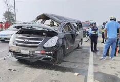 Pisco: miniván se despista y deja siete heridos por Pampas de Ocas