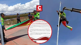 Tras incidente en Puno, Cancillería confirma retiro de bandera boliviana