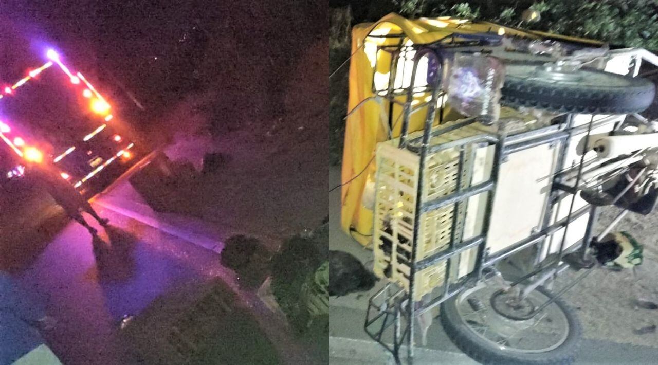 Al padre de familia le robaron las aves que llevaba en el trimóvil y el dinero que había recibido de un préstamo.