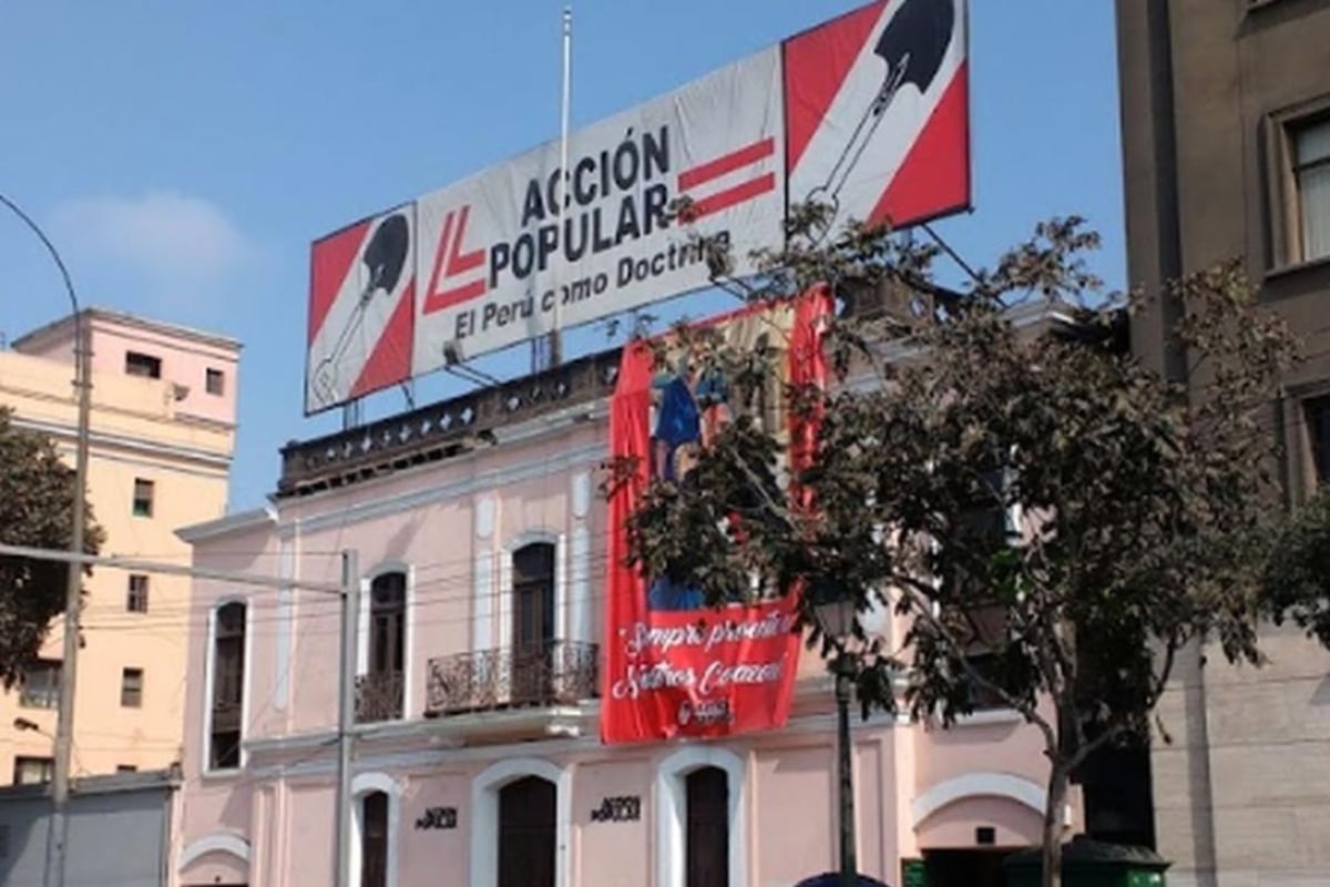 El partido Acción Popular afronta una crisis interna tras denuncias de irregularidades en su proceso electoral. Especialistas advierten que, si el JNE determina vulneración de la democracia interna, el partido podría quedar fuera de los comicios generales de abril. (Foto: Difusión)