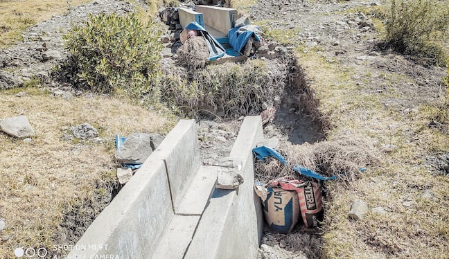 Solo se tiene el pesupuesto garantizado para el expediente de la obra de riego en Chachas