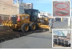 Chiclayo: alertan que asfalto defectuoso habría sido usado en obras de calles