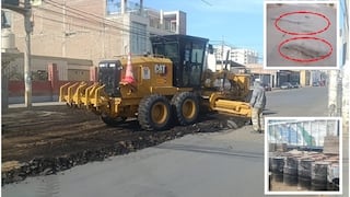 Chiclayo: alertan que asfalto defectuoso habría sido usado en obras de calles