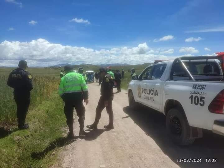 Los moradores de la referida zona hallaron los restos del infortunado y comunicaron a los serenos del municipio de Ilave.