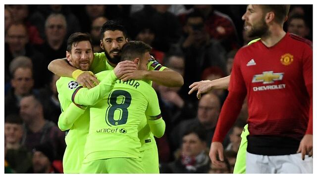 Barcelona derrotó 1-0 al Manchester United en el Old Trafford (VIDEO)