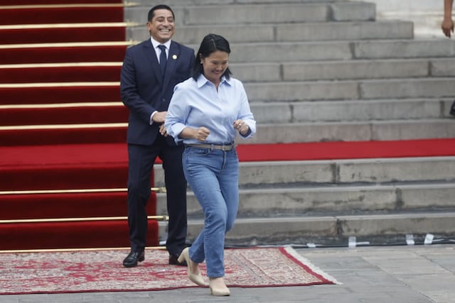 Keiko Fujimori participó en la ceremonia por el Día Nacional de la Persona Adulta Mayor (Foto: Mario Zapata/GEC)