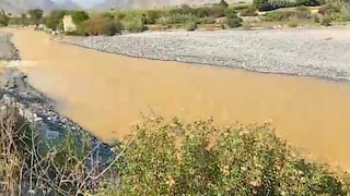 Arequipa: Coloración atípica reaparece en el río Tambo, en Islay