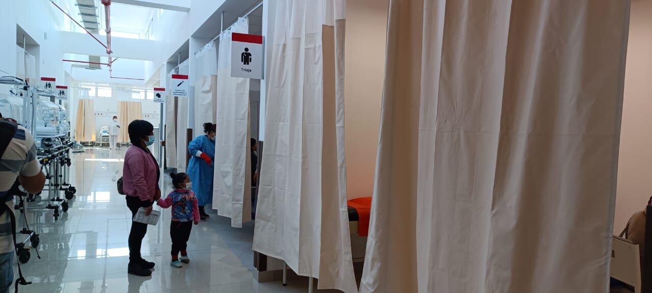 Este hospital tiene especialidad de maternidad. (Foto: Pedro Torres)