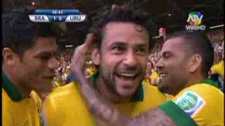 Copa Confederaciones: Mira los goles con los que empatan Brasil y Uruguay