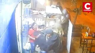 Delincuentes asaltan pollería y dejan a trabajador baleado en San Juan de Miraflores