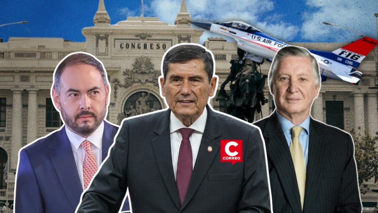 Congreso cita a premier y ministros este lunes para explicar compra de aviones F-16. Composición: DIario Correo.