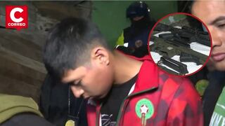 Capturan a alias Piraña, operador de ‘El Monstruo’, con arsenal en Carabayllo