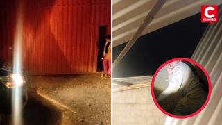 Huancayo: Estudiante ebrio se equivocó de casa y cayó por el techo causando pánico en los propietarios