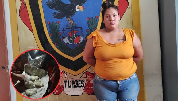 Según la Policía Nacional del Perú, Rosita Abigay Amaya Antón se encargaba de entregar la sustancia prohibida bajo la modalidad de delivery.