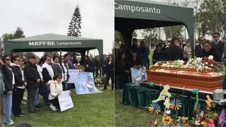 Profesor que fue asesinado en colegio de Ate, es sepultado en camposanto de Chincha Baja