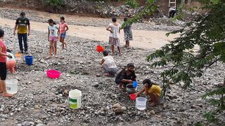 Tras huaico, familias de Chanchamayo toman agua del río y puquiales debido a que servicios colapsaron (VIDEO)