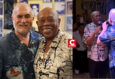 Jerry Rivas de El Gran Combo canta vals peruano “Ódiame” junto a Carlos Mosquera en popular peña limeña (VIDEO)