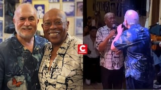 Jerry Rivas de El Gran Combo canta vals peruano “Ódiame” junto a Carlos Mosquera en popular peña limeña (VIDEO)