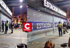 Asesinan a un hombre en la estación Jorge Chávez del Metro de Lima; servicio fue suspendido