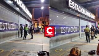 Asesinan a un hombre en la estación Jorge Chávez del Metro de Lima; servicio fue suspendido
