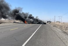 Choque múltiple deja tres vehículos incendiados y tres heridos en Panamericana Sur