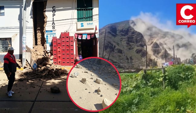Huancavelica: Sismo de 6.1 provoca deslizamientos y colapso de vivienda en Huaytará