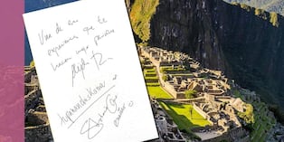 Alejandro Sanz y Stephanie Cayo asombrados y agradecidos con Machu Picchu
