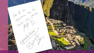 Alejandro Sanz y Stephanie Cayo asombrados y agradecidos con Machu Picchu