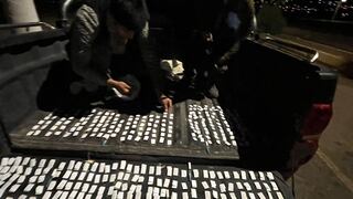 Detienen a banda “Los lechuceros de Camaná” con 586 pacos de PBC (VIDEO)