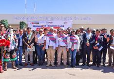 Ministros encabezan reapertura del aeropuerto de Jauja ante ausencia de presidenta Boluarte