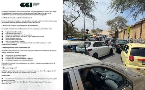 Ica: gremios turísticos exigen acciones tras congestión vehicular en Huacachina por Semana Santa