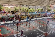 En Cusco los más pequeños aprenden de reglas de tránsito en parque temático vial