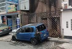 Arequipa: Reportan la quema de vehículos de ciudadanos extranjeros en Miraflores