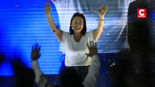 Keiko Fujimori festeja resultados preliminares de la segunda vuelta antes del conteo final: “¡Sí se pudo!”