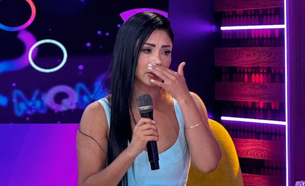 Pamela Franco llorando por Domínguez y Cueva