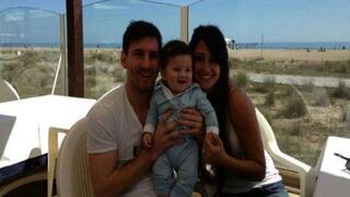 Lionel Messi muestra foto con su pareja e hijo Thiago