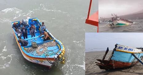 Lambayeque: Embarcaciones se extravían por fuertes oleajes anómalos