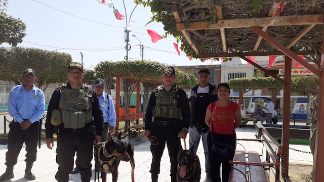 Lambayeque: Realizan primer patrullaje canino disuasivo en distrito de Pomalca