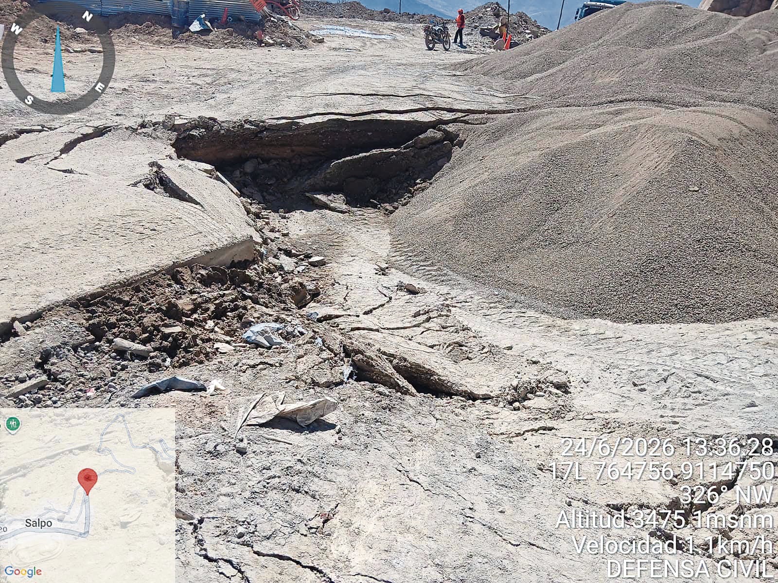 Medida es temporal y fue dispuesta por la municipalidad distrital para evitar una tragedia. Urge intervención de autoridades del más alto nivel. Vecinos tienen temor. (Foto: MDS)