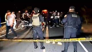 Policía de Huánuco muere baleado por resistirse al robo de su motocicleta