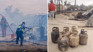Tacna: Cuatro familias de agricultores lo pierden todo en incendio y piden ayuda