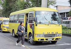 Choferes suspendidos en transporte público de Arequipa