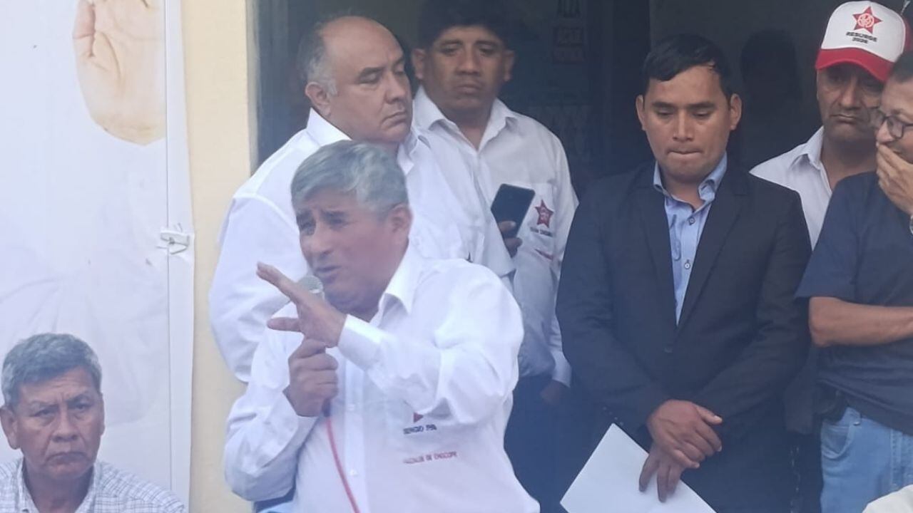 Sergio Pretell postula por el Partido Aprista Peruano (PAP) a la Alcaldía de Chocope.
