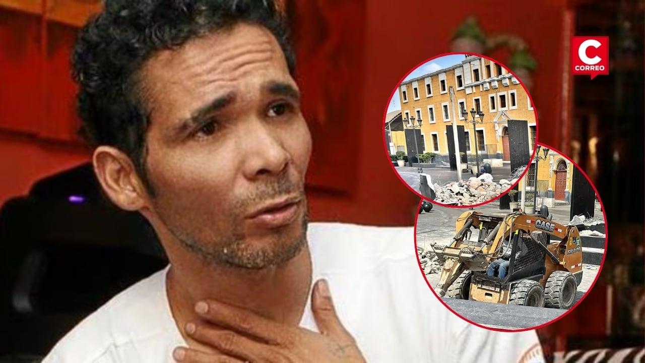 Kike Suero lamenta destrucción de anfiteatros en Chabuca Granda: “Mucha gente se ganaba el pan diario allí”. Composición: Diario Correo.