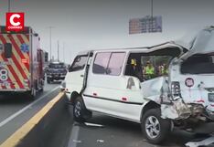 Surco: Accidente deja diez heridos tras triple choque cerca del puente Primavera