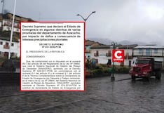 Gobierno declara emergencia por lluvias en 16 distritos de Ayacucho por 60 días