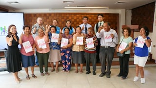 Amplían programa de alfabetización para adultos mayores en las provincias de Chincha y Pisco